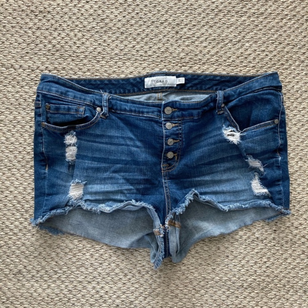 Torrid Jean Shorts